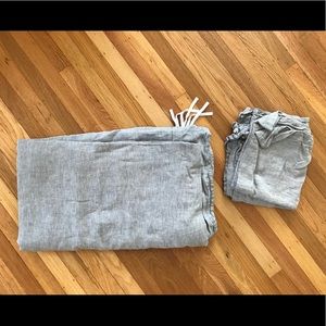 Restoration Hardware linen duvet